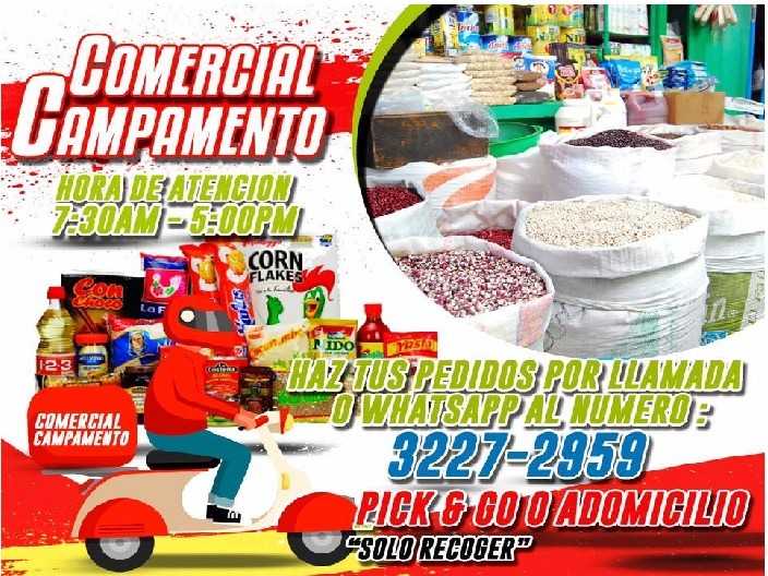 COMERCIAL CAMPAMENTO SERVICIO A DOMICILIO