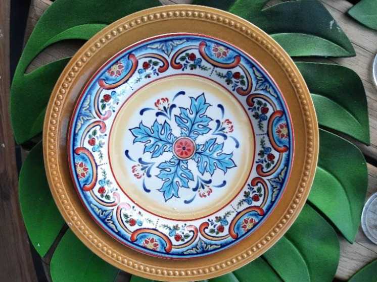 plato de ceramica,individual de mesa