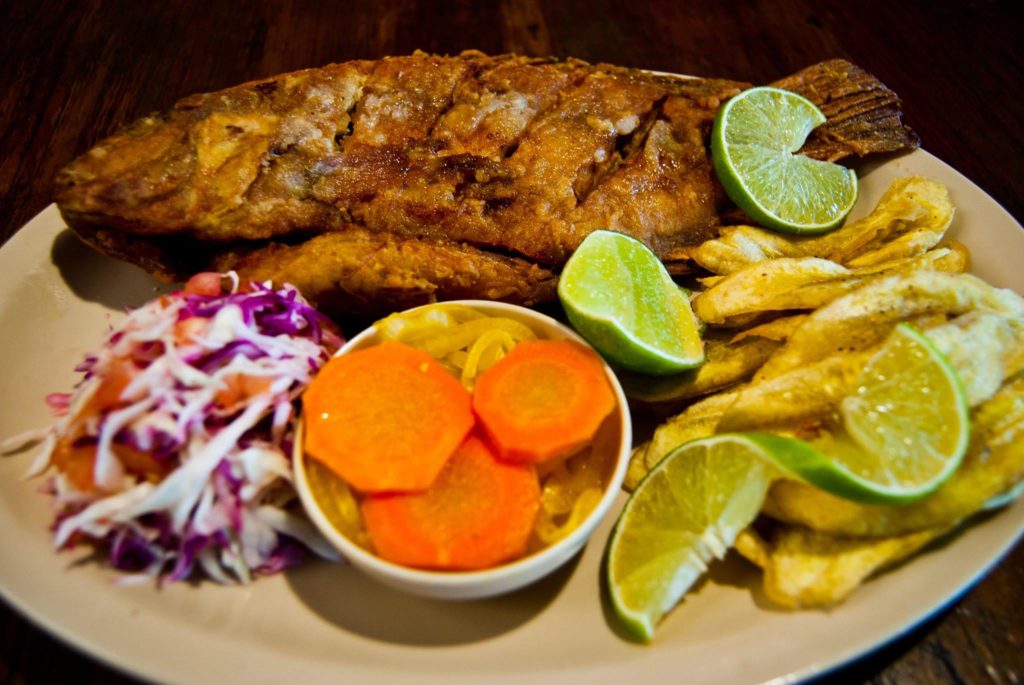 Pescado frito de Trujillo