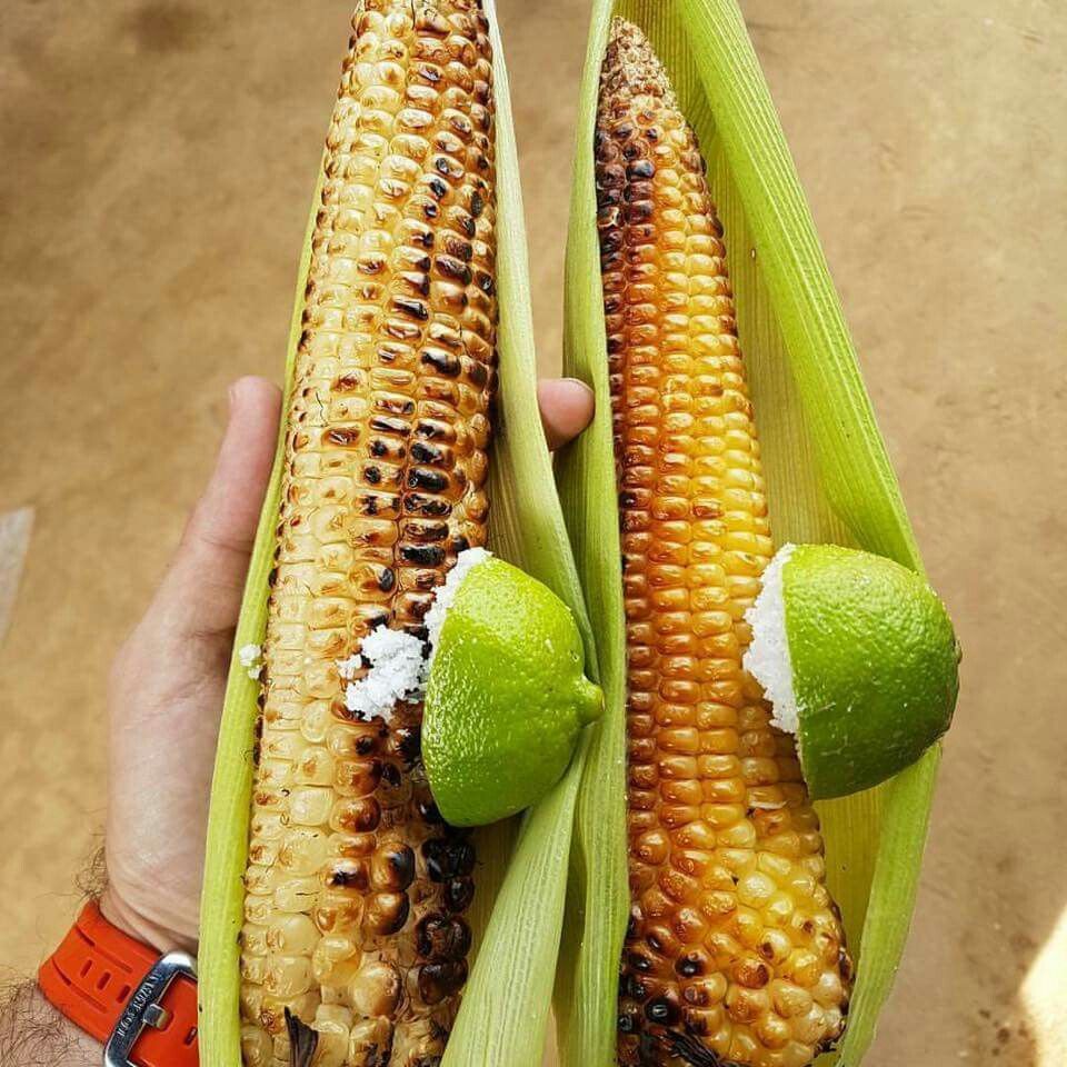 Elotes asados de Cedros de Francisco Morazán