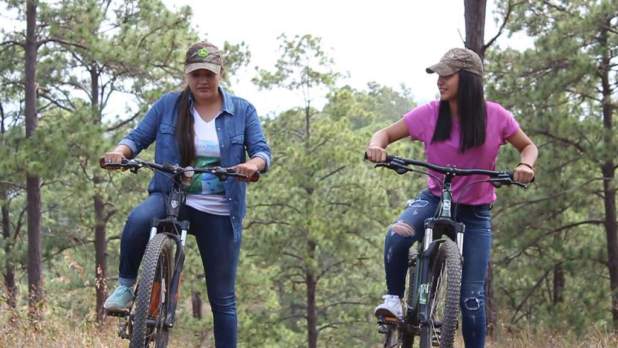 Bicicleta en Campamento